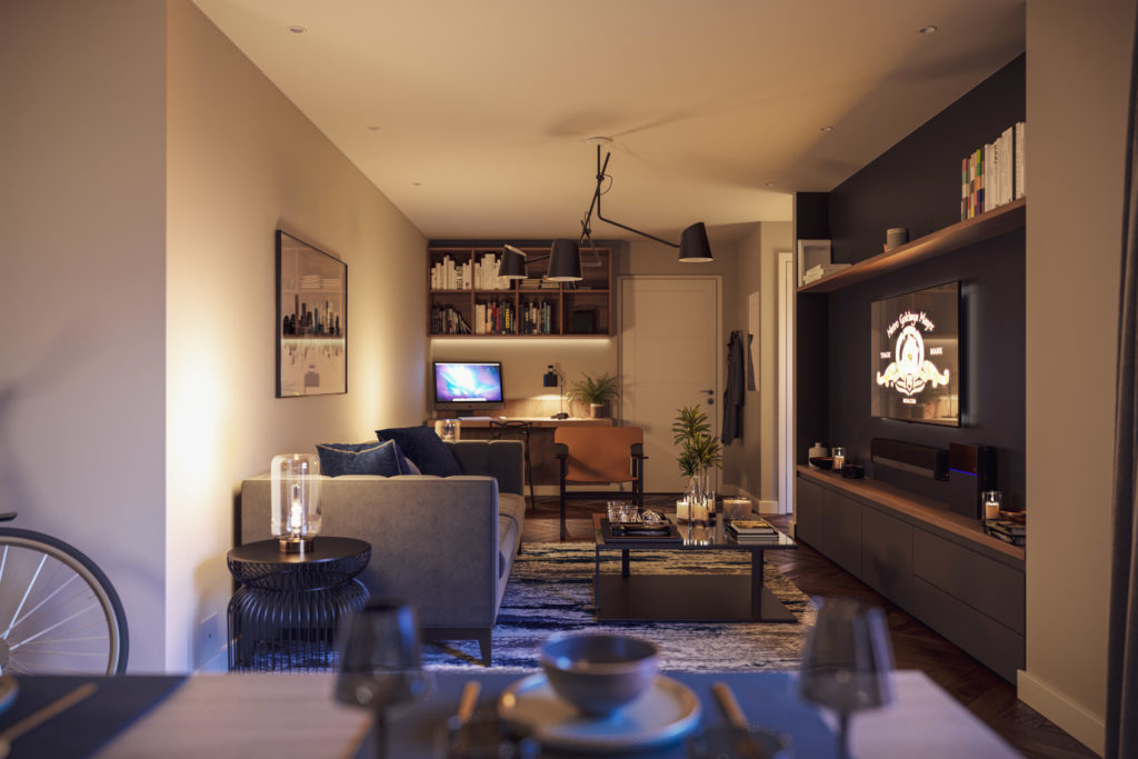 New Builds in Birmingham | Park View | Living Room | Buy To Let Properties