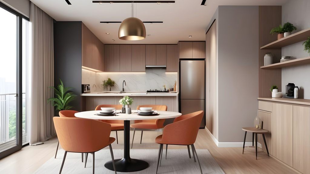 Interior 3d render of crown works off plan burton property investment apartment